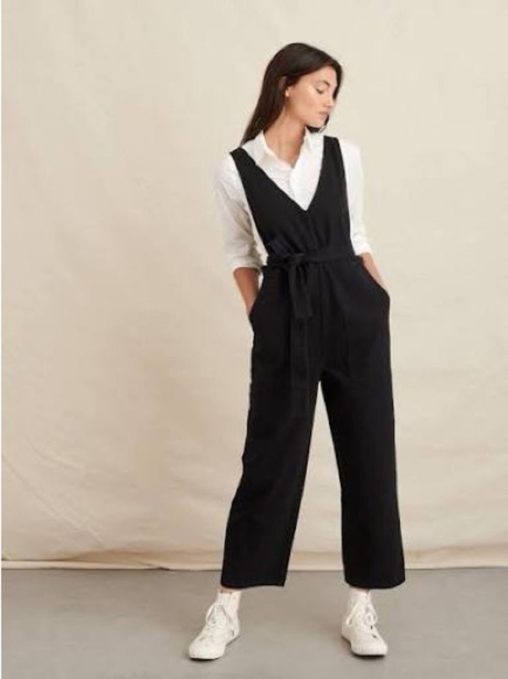 Alex Mill Ollie Overall in Recycled Denim Black Large